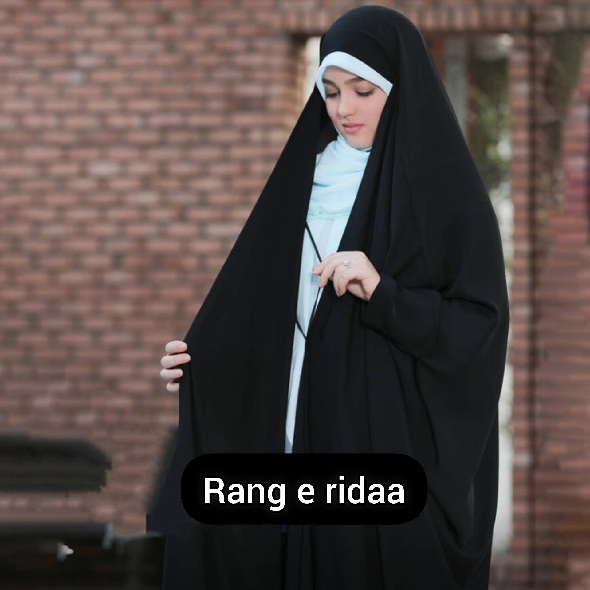 Premium Irani or Iraqi Chadar or Abaya Nida Plain Black basic Sleeves