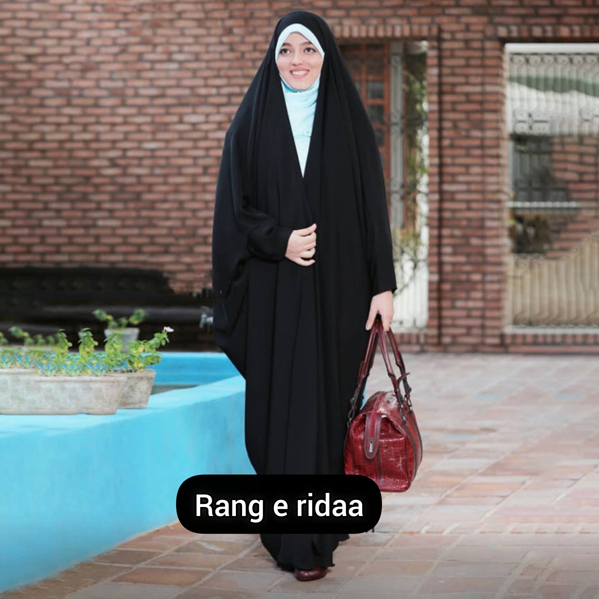 Premium Irani or Iraqi Chadar or Abaya Nida Plain Black basic Sleeves